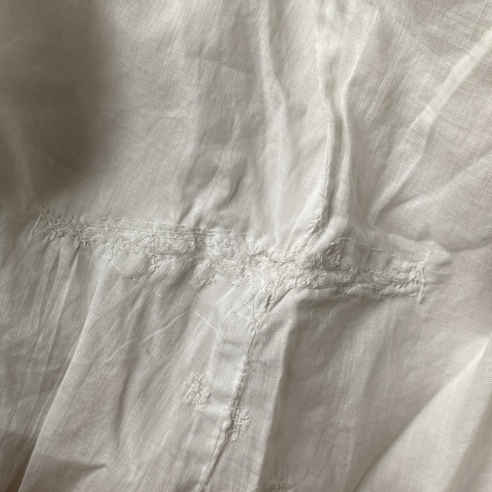 Antique early 1900s cotton button back blouse - Picture 5 of 5